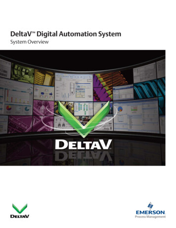 DeltaV Digital Automation System - Aveng ACS