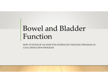 Bowel And Bladder Function - KHCA
