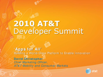 ‘Apps For All’ - AT&T