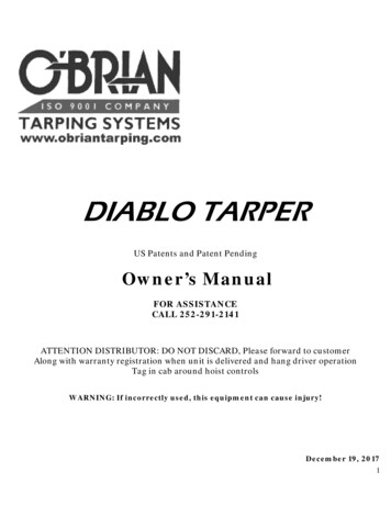 Diablo Install Book Rev2 - O'Brian Tarping