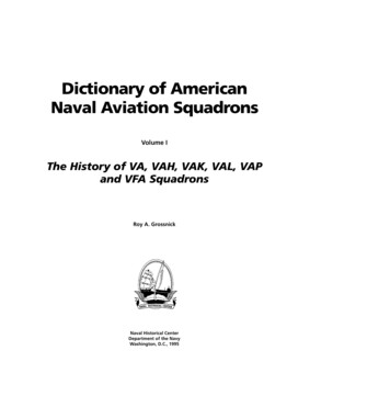 Dictionary Of American Naval Aviation Squadrons