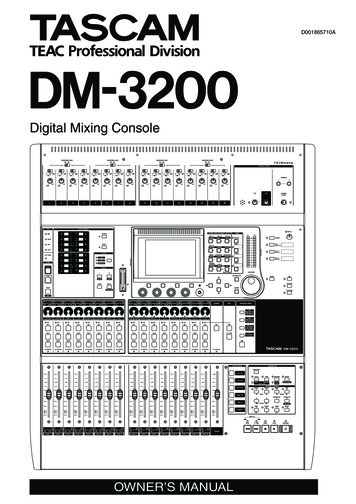 Digital Mixing Console - TASCAM
