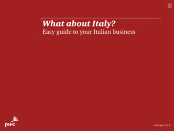What About Italy? - PwC