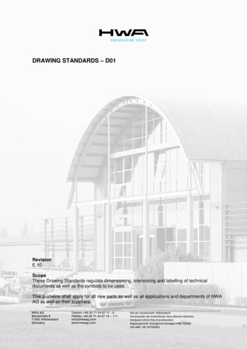 DRAWING STANDARDS D01 - HWA AG