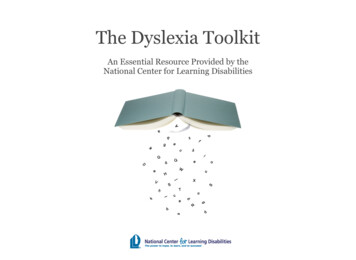 The Dyslexia Toolkit - Reading Rockets