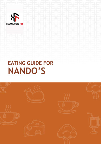 EATING GUIDE FOR NANDO’S