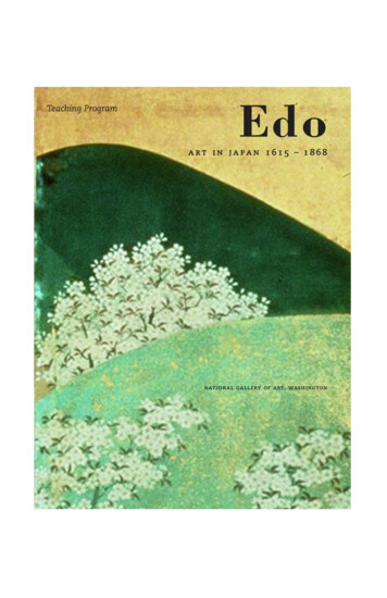Edo: Art In Japan 1615-1868; Teaching Program