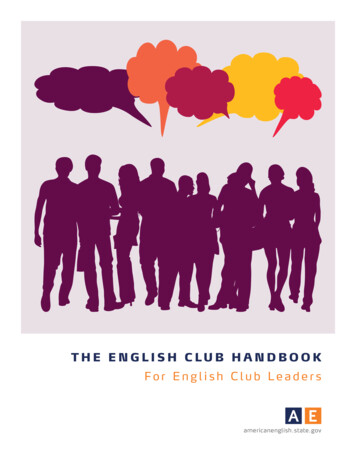 The English Club Handbook: For English Club Leaders