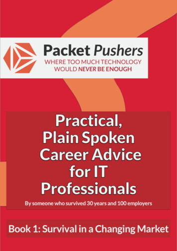 Enterprise IT Career Advice 2018 - Packet Pushers