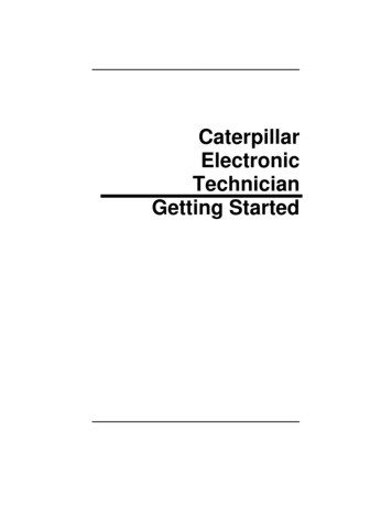 Caterpillar Electronic Technician Getting Started