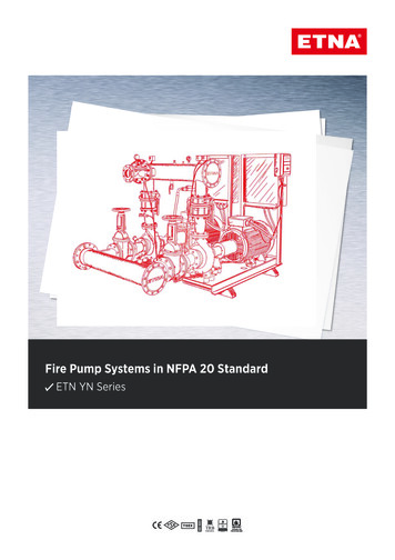 Fire Pump Systems In NFPA 20 Standard - Etna