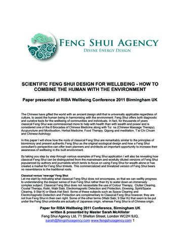 SCIENTIFIC FENG SHUI DESIGN FOR WELLBEING - HOW TO 