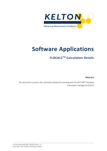 Software Applications - KELTON