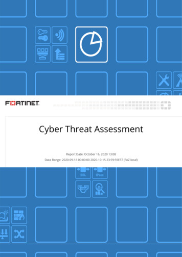 Cyber Threat Assessment