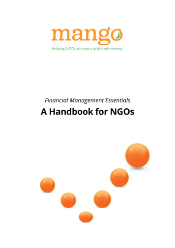 Financial Management Essentials A Handbook For NGOs