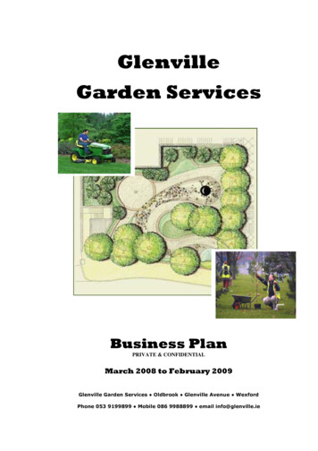 Garden Services Sample Business Plan - PowerHomeBiz 
