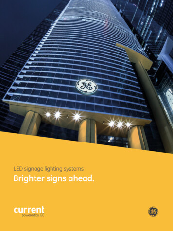 LED Signage Lighting Systems Brighter Signs Ahead.