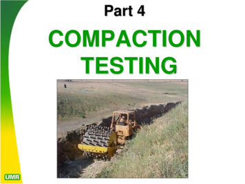 Part 4 COMPACTION TESTING