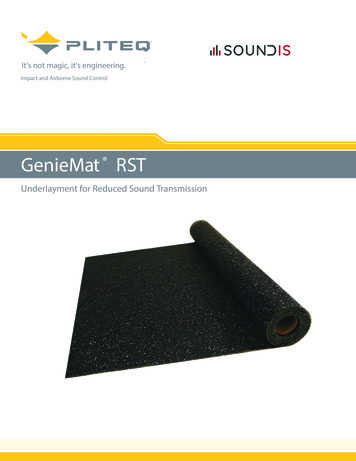 Pliteq GenieMat RST Brochure