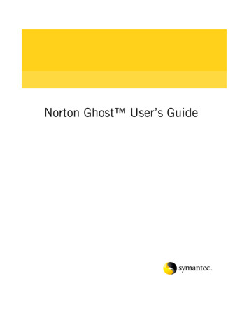 Norton Ghost User’s Guide - University Of California .