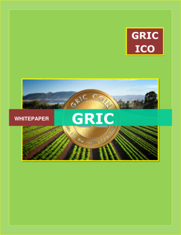 WHITEPAPER GRIC - Gric Coin