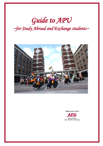 Guide To APU - Gvsu.edu