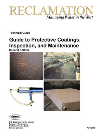 Technical Guide Guide To Protective Coatings, Inspection .