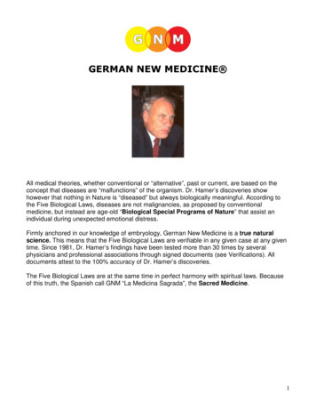 GERMAN NEW MEDICINE - Chi Machine International, Health .