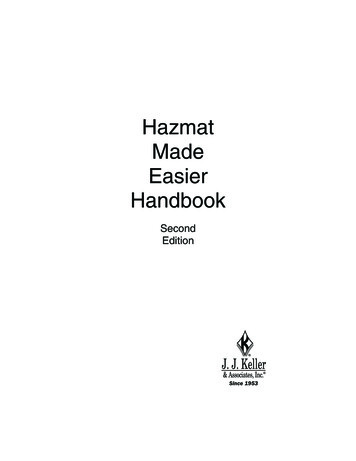 Hazmat Made Easier Handbook - Jjktrainingportal 