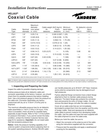 Coaxial Cable - CommScope
