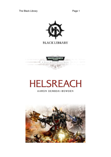 The Black Library Page 1