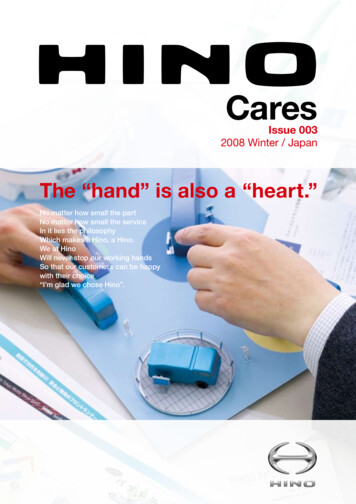 Issue 003 2008 Winter / Japan - HINO MOTORS