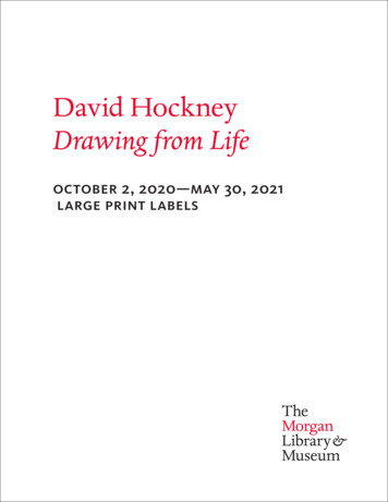 David Hockney Drawing From Life - The Morgan
