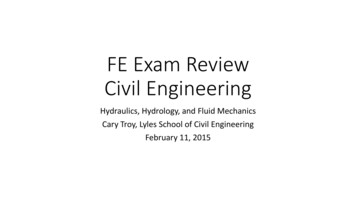 FE Exam Review Civil Engineering