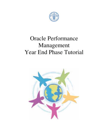 Oracle Performance Management Year End Phase Tutorial