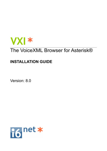 The VoiceXML Browser For Asterisk 