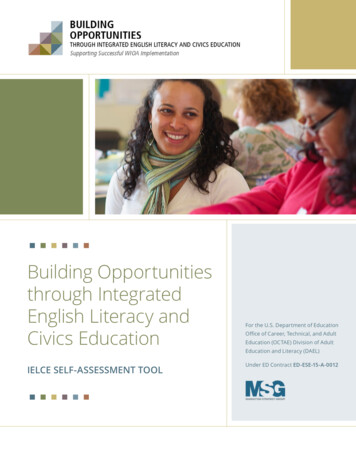 Building Opportunities Through Integrated English Literacy And
