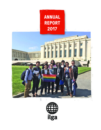 ANNUAL REPORT 2017 - The International Lesbian, Gay .