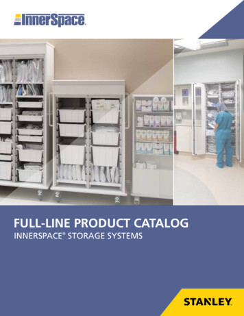 FULL-LINE PRODUCT CATALOG - Storage Made Simple