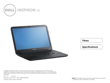 Inspiron 15 3521/3537 Specifications - Dell
