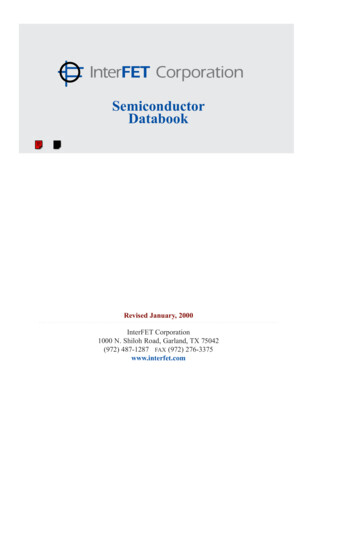 InterFET Corporation Semiconductor Databook