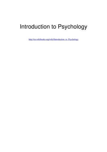 Introduction To Psychology - Wikimedia