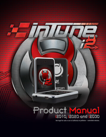 InTune I2 Manual - DiabloSport