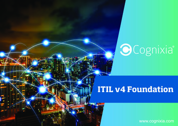 ITIL V4 Foundation - Cognixia