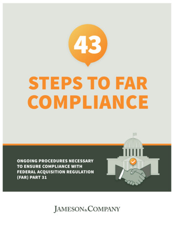 STEPS TO FAR COMPLIANCE