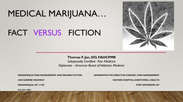 Medical Marijuana Fact Versus Fiction - ACOI