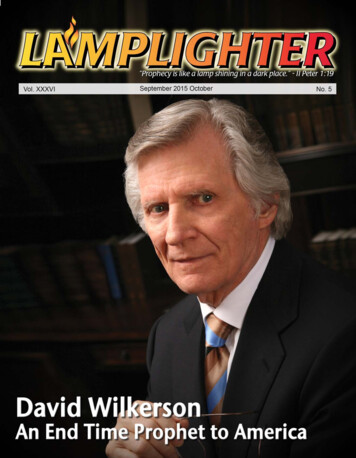 Lamplighter Sep/Oct 2015 - David Wilkerson