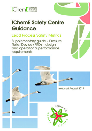 IChemE Safety Centre Guidance