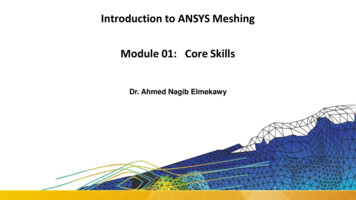 Introduction To ANSYS Meshing Module 01: Core Skills