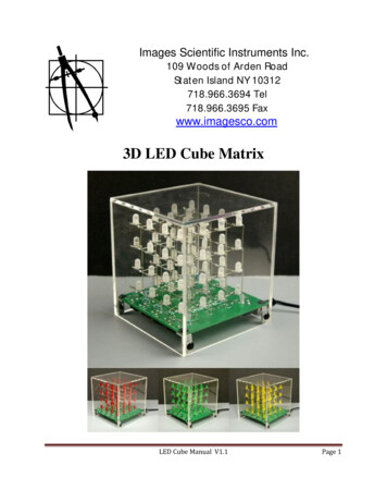 LED Cube Manual - Images Scientific Instruments Inc